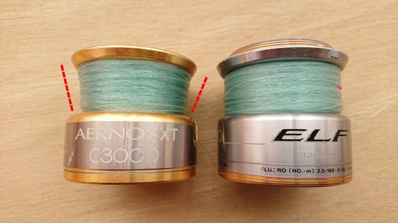 ワッシャーを付けたいリール