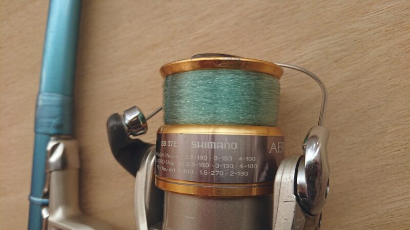 ワッシャーできれいに巻いた糸