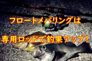 釣果激変】フロートメバリング専用ロッド「ダイワ 月下美人メバル