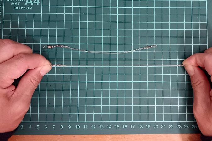 ミニヨリトリを伸ばした写真