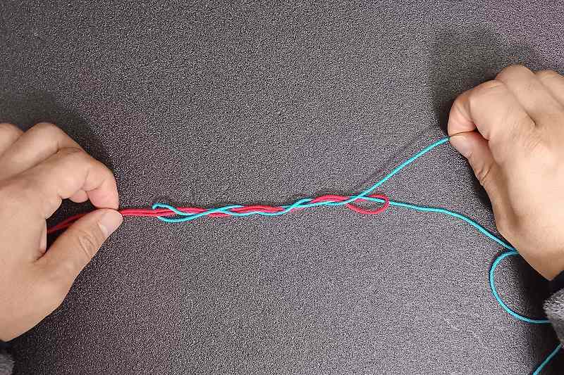 ファイヤーノット結束手順３