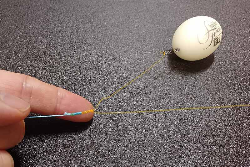 イモムシノットの結び方９