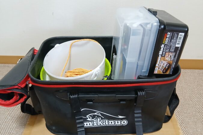 サビキ釣りの道具をスッキリ収納！3段式タックルボックスを実使用レビュー