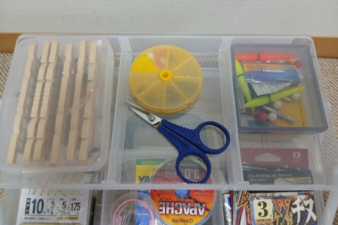 サビキ釣りの道具をスッキリ収納！3段式タックルボックスを実使用レビュー